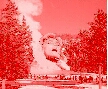The red Hot Spirit of 
Yellowstone